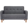 Sofa, 2-seater sofa, 2-seater, width 105 cm, height 12 cm, living room sofa, with armrests, robot vacuum cleaner can pass through, easy to assemble, also for 1 person, stylish, cute, Tokyo Soko