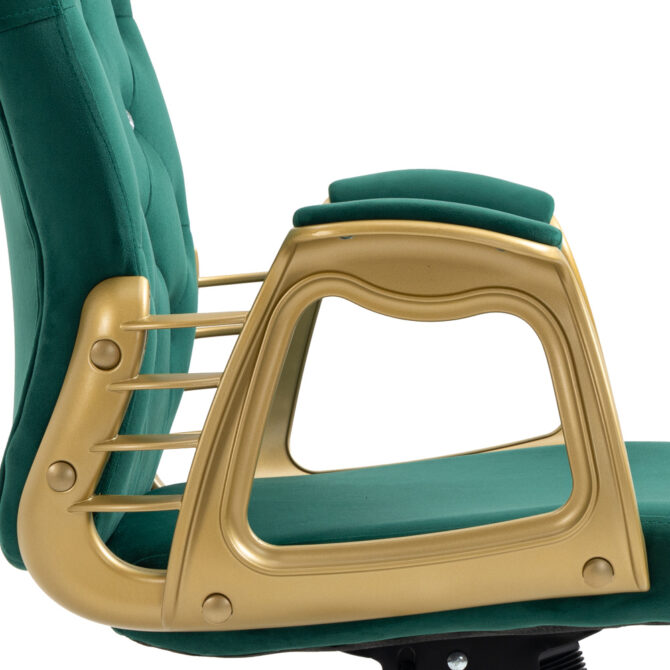 Velvet Home Office Chair - Image 9