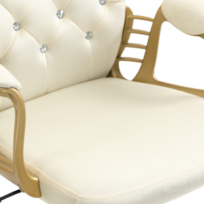Velvet Home Office Chair - Image 9