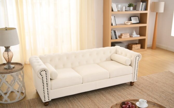 Living Room Chesterfield Sofa Couch - Image 3