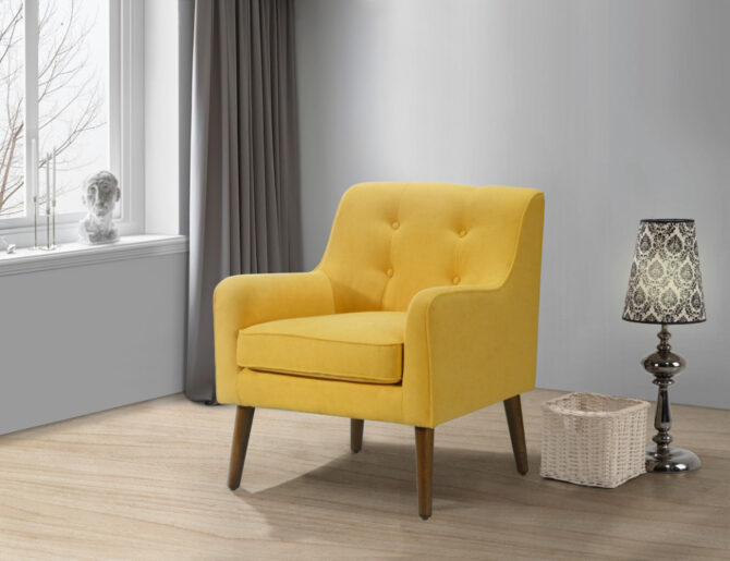Modern Tufted Armchair - Image 6