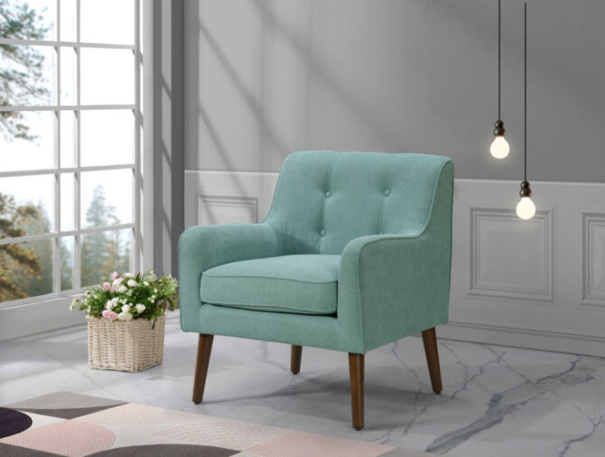 Modern Tufted Armchair - Image 8