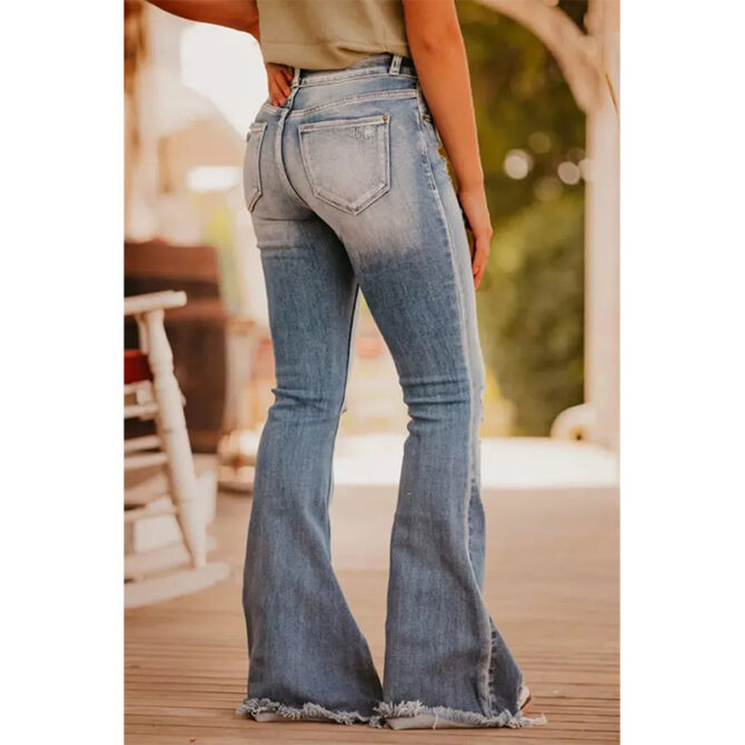 Ripped Vintage Denim Jeans - Image 2
