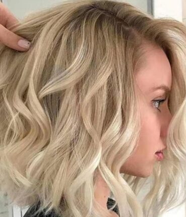 Women's Short Curly Hair Brown Mixed Gold Synthetic Wigs