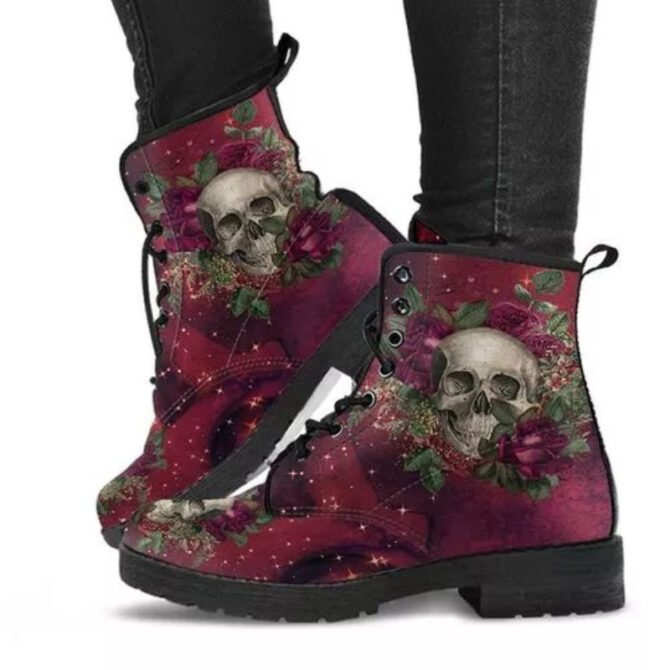 Leather Martin British Boots - Image 5