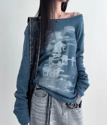 Vintage Streetwear Aesthetic Tops