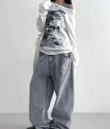 Vintage Streetwear Aesthetic Tops