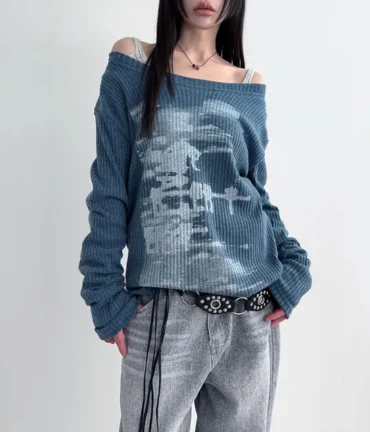 Vintage Streetwear Aesthetic Tops