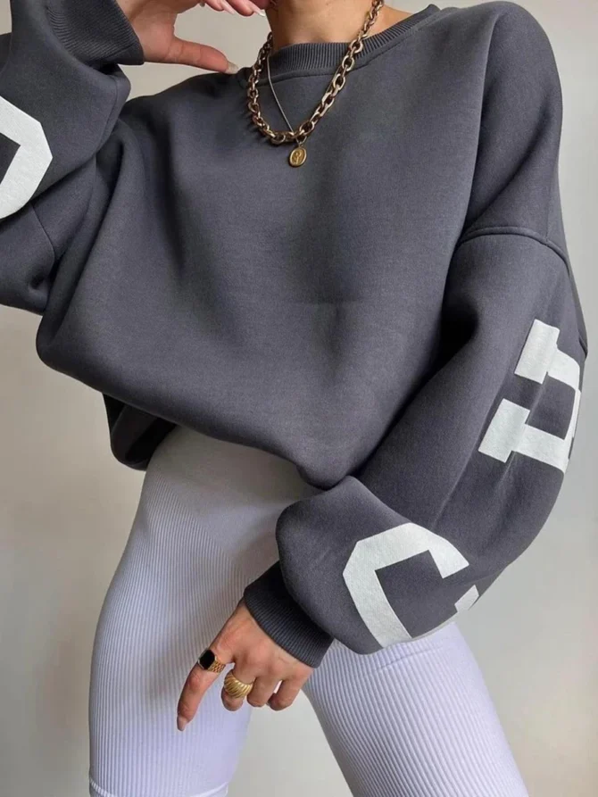 Women's Pullover Sweatshirts Streetwear - Image 2