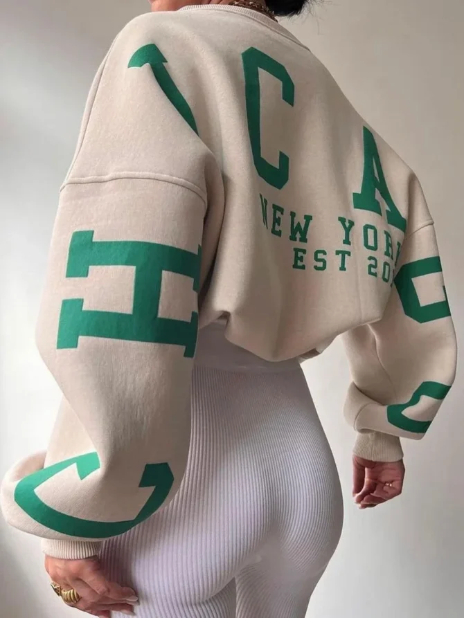 Women's Pullover Sweatshirts Streetwear - Image 3