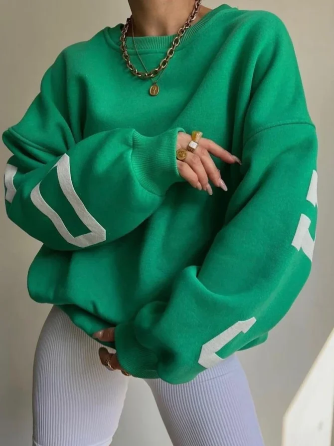 Women's Pullover Sweatshirts Streetwear - Image 4