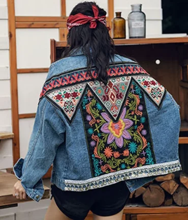 Embroidery Denim Vintage Jackets