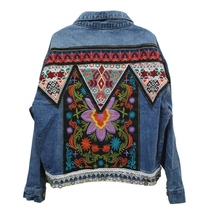 Embroidery Denim Vintage Jackets