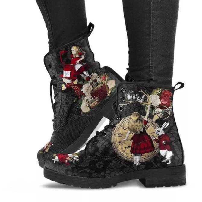 Leather Martin British Boots - Image 3