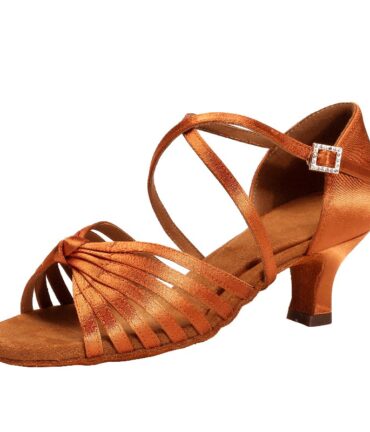 Dance Paladin Dance Shoes Womens Adult Dance Shoes Dance Shoes National Standard Dance Social Dance Silk Satin Seven Knots