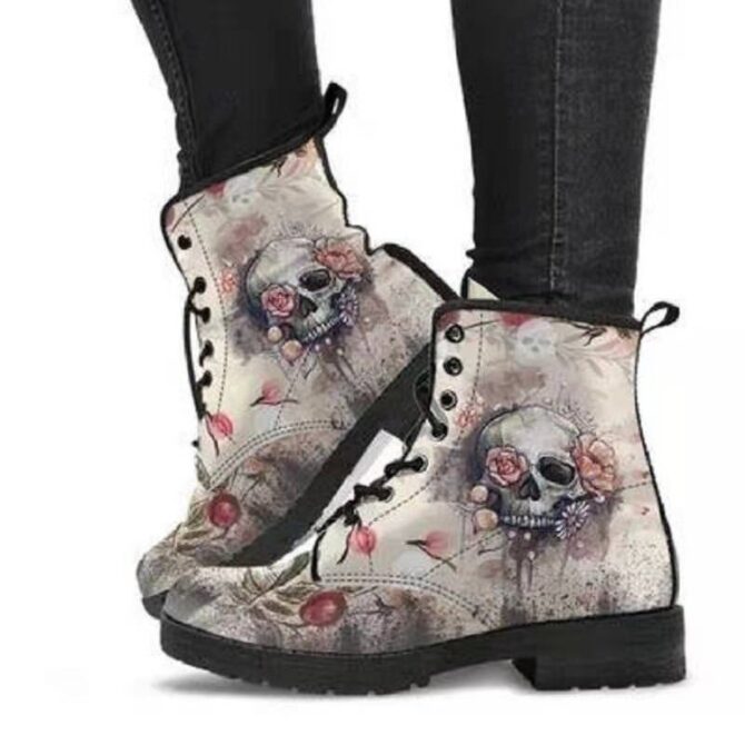Leather Martin British Boots - Image 2