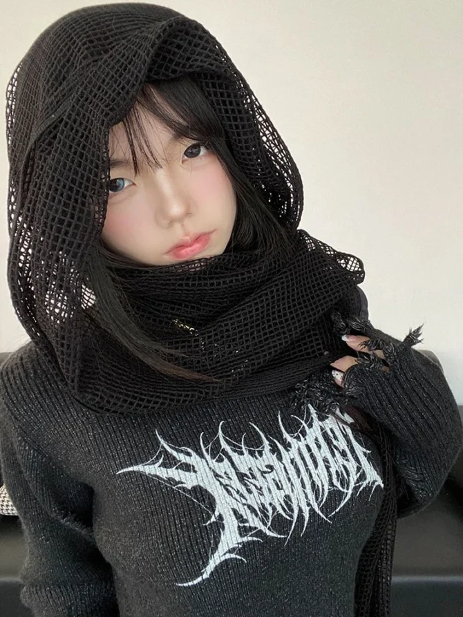 Vintage Grunge Sweaters Turtleneck - Image 5