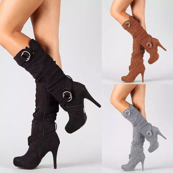 Ladies High Heel Boots - Image 2