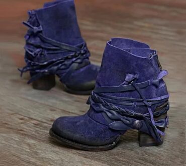 New Women High Heel Boots Tassel Boots Short Boots High Heel Boots