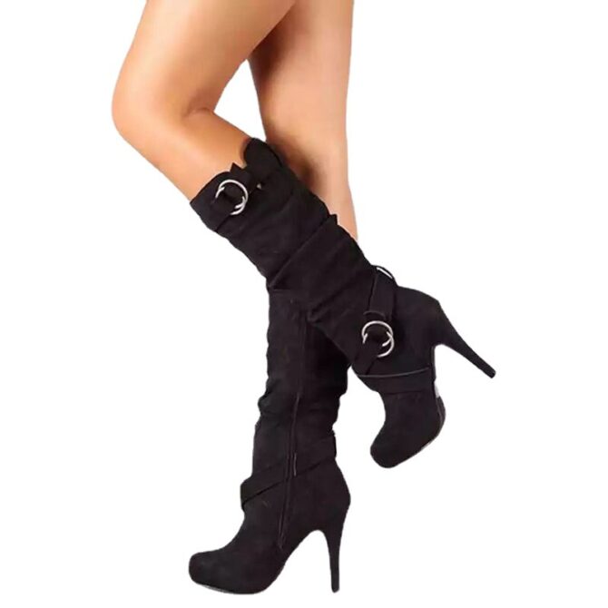 Ladies High Heel Boots - Image 4
