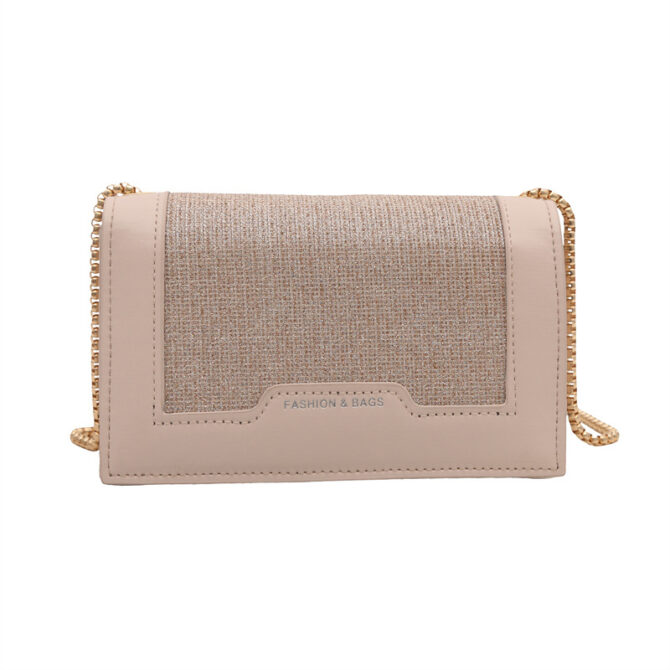 New Fashion Chain Shoulder Crossbody Bag Niche All-match Elegant Underarm Bag Commuter Small Square Bag For Women
