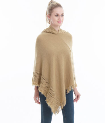 Knitted Hooded Pullover Loose Size Overshirt Fat MM Loose Sweater Cross-border Factory Shawl
