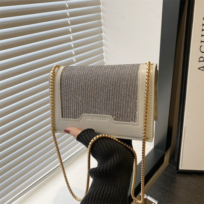 Chain Shoulder Crossbody Bag - Image 2