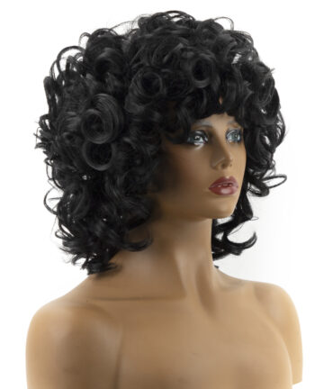 Black Short Curly Cross-border Wig