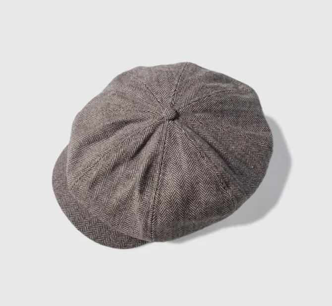 Hickory Stripes Newsboy Cap Vintage - Image 6