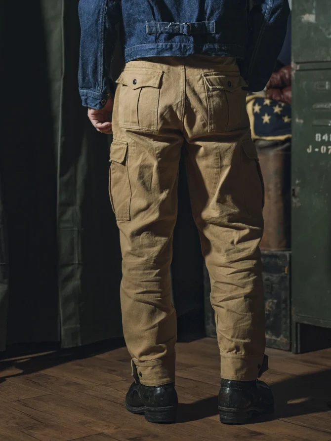 Non Stock Belgian M64 Modified Pants Men Cargo Trousers Motorcycle Rider Breeches