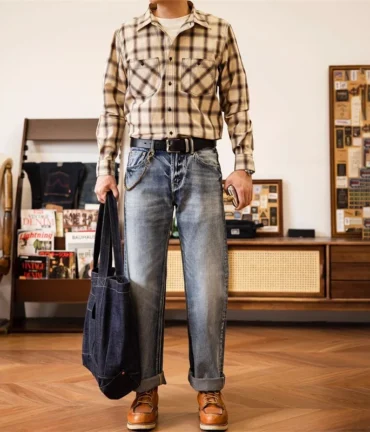 Jeans Ice Blue Selvage Denim Pants