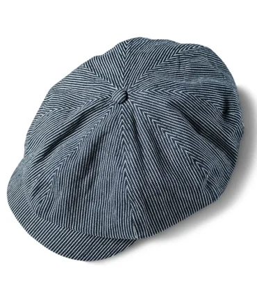 Hickory Stripes Newsboy Cap Vintage