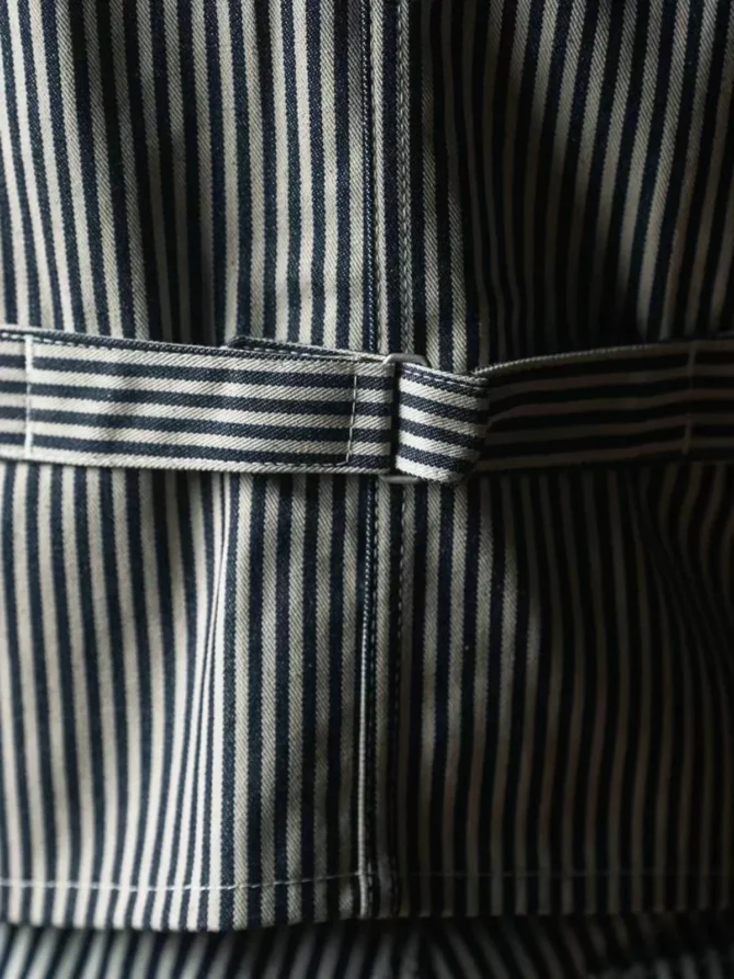 Lot 423 Express Stripe Chore Vest Vintage - Image 4