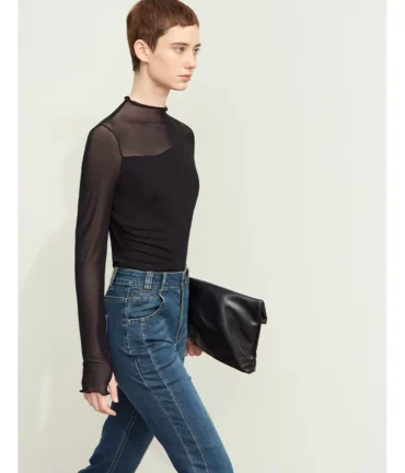 Minimalism Mesh T-shirts