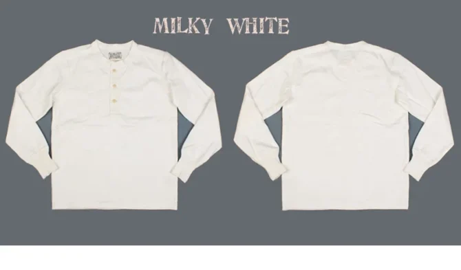 Henley Shirt Vintage Long Sleeve T-Shirt - Image 10