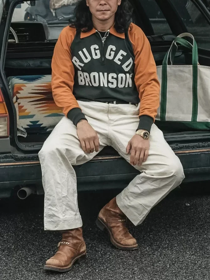 Two-Tone Racing Jersey  Long-Sleeve Tee Shirt - Image 2