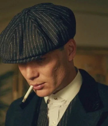 Hickory Stripes Newsboy Cap Vintage