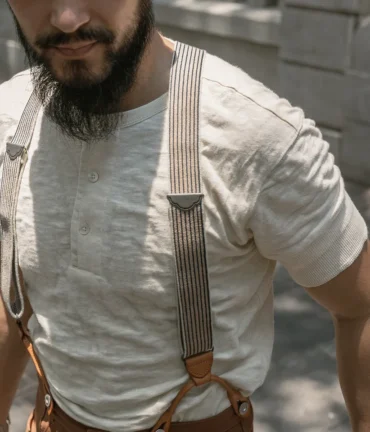 1900's Henley T Shirt Vintage