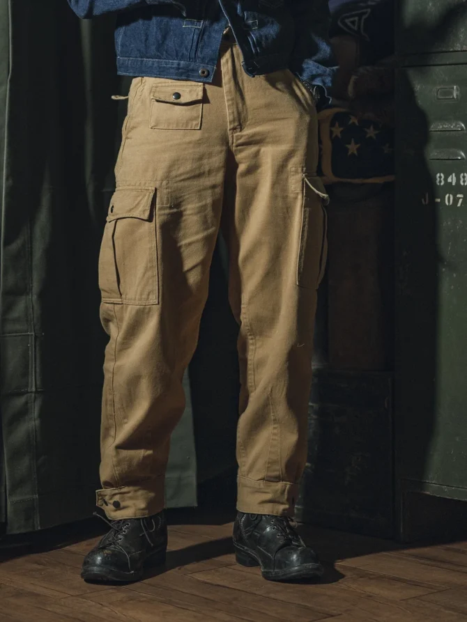 Non Stock Belgian M64 Modified Pants Men Cargo Trousers Motorcycle Rider Breeches