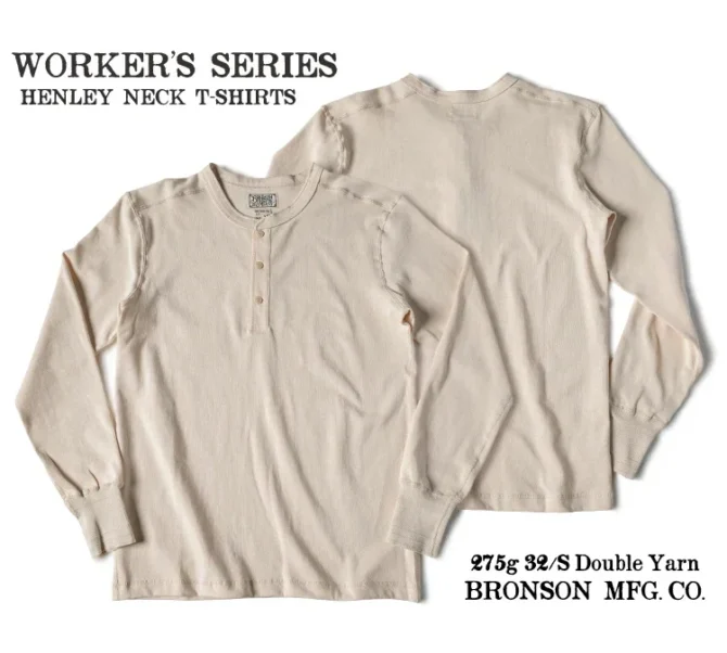 Henley Shirt Vintage Long Sleeve T-Shirt - Image 11