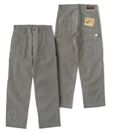 Vintage Denim Railroad Conductor Trousers