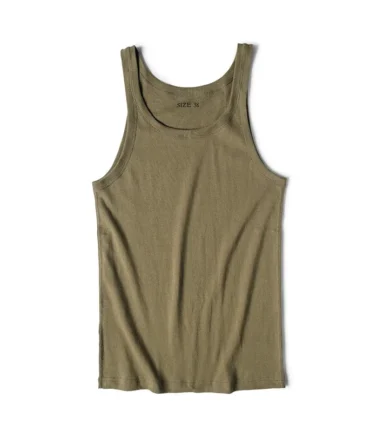 Old Fashion Strap Tank Top Ribbed