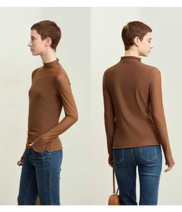 Minimalism Mesh T-shirts