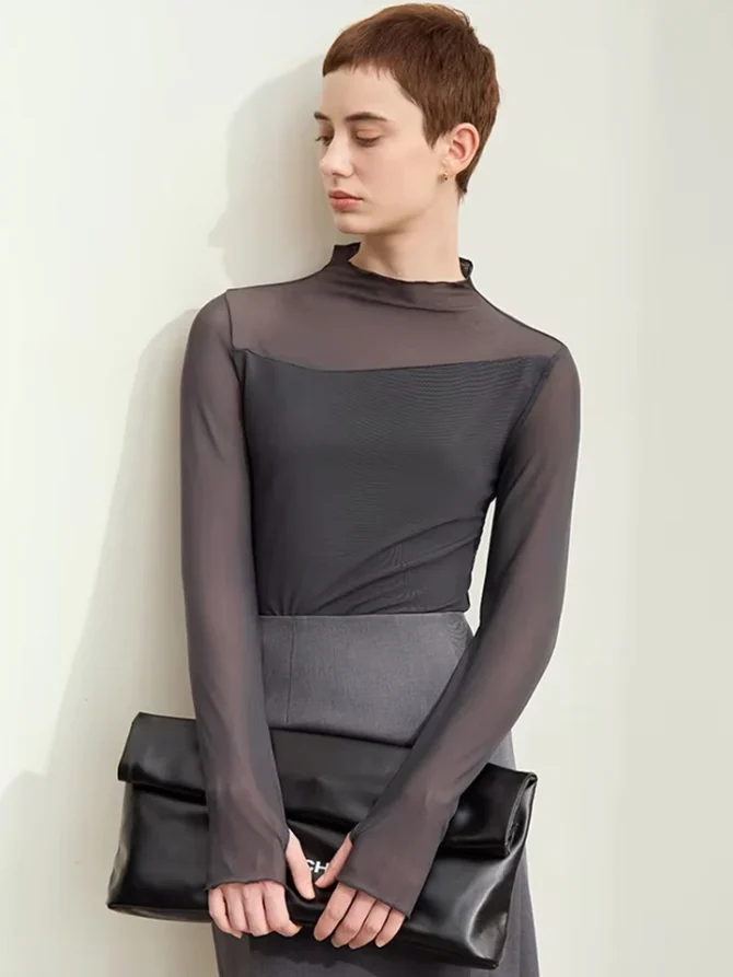 Minimalism Mesh T-shirts - Image 4