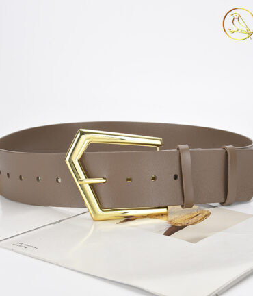 Genuine Leather Skirt Coat Ins Belt Pin Buckle