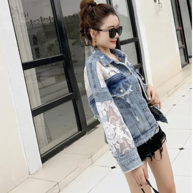 Lace Short Jeans Jackets - Image 5