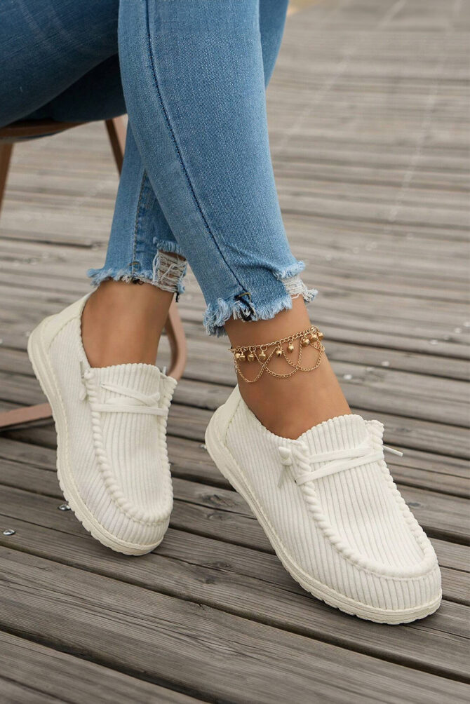 Criss Cross Slip On Casual Shoes - Image 2