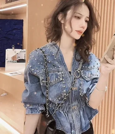 Denim Jacket Spring And Top For Women