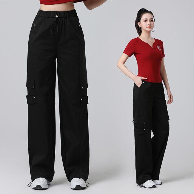 Fitness Pants American Overalls Dance - Image 5