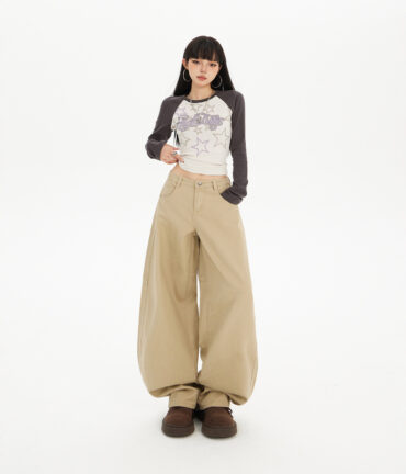 Loose Banana Versatile Jeans Trousers